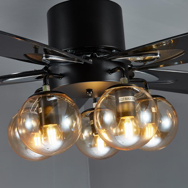Ventilator de tavan cu lamă ABS de dimensiuni mari, cu lumină Ventilator de tavan cu lamă ABS de dimensiuni mari, cu lumină