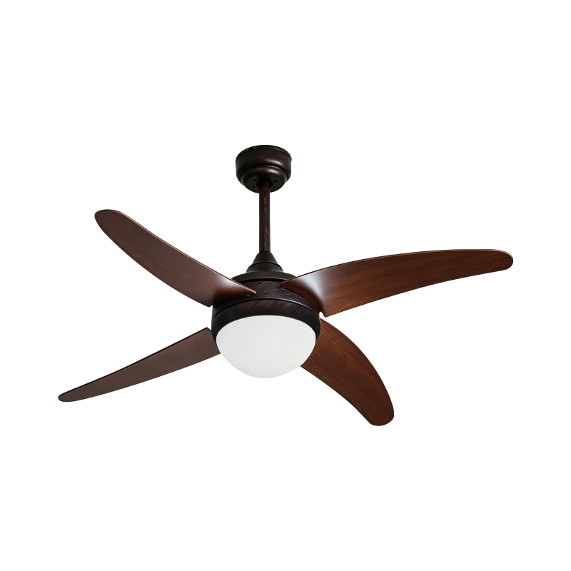 Ventilator de tavan cu lamă din placaj cu lumină Ventilator de tavan cu lamă din placaj cu lumină