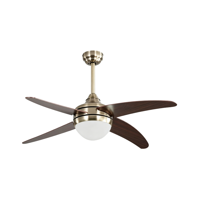 Ventilator de tavan cu lamă din placaj cu lumină Ventilator de tavan cu lamă din placaj cu lumină