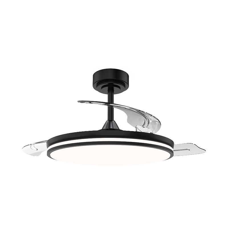 Ventilator de tavan retractabil silențios cu lame invizibile Ventilator de tavan retractabil silențios cu lame invizibile