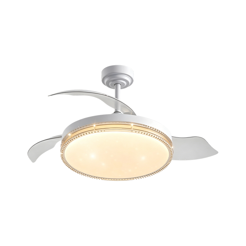 Ventilator de tavan cu LED acrilic Starry Sky Ventilator de tavan cu LED acrilic Starry Sky