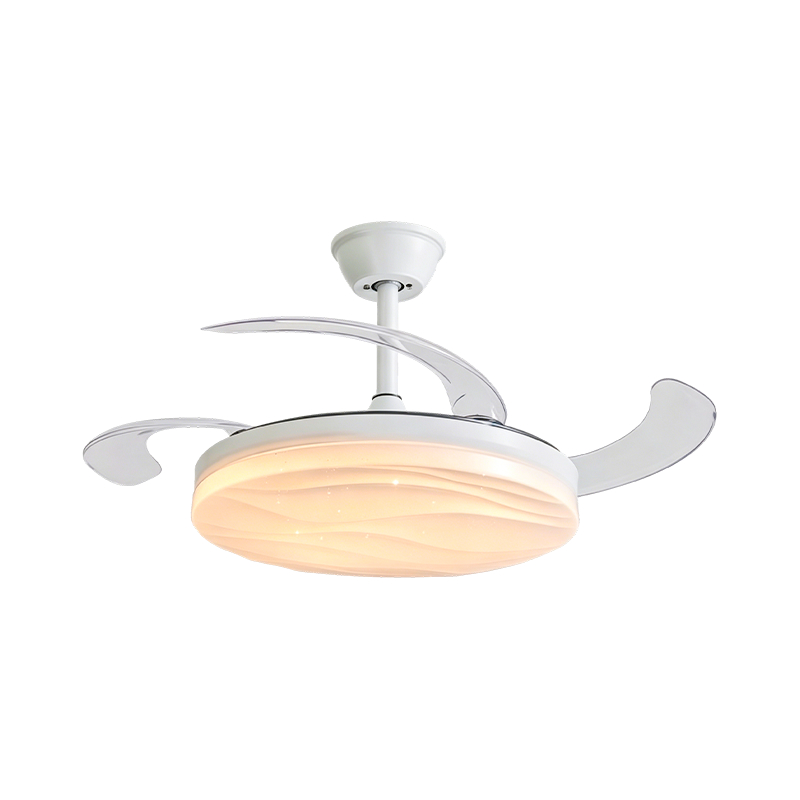 Ventilator de tavan cu LED acrilic Starry Sky Ventilator de tavan cu LED acrilic Starry Sky