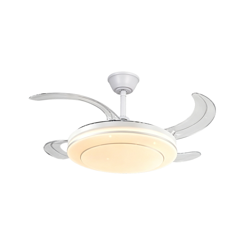 Ventilator de tavan cu LED acrilic Starry Sky Ventilator de tavan cu LED acrilic Starry Sky