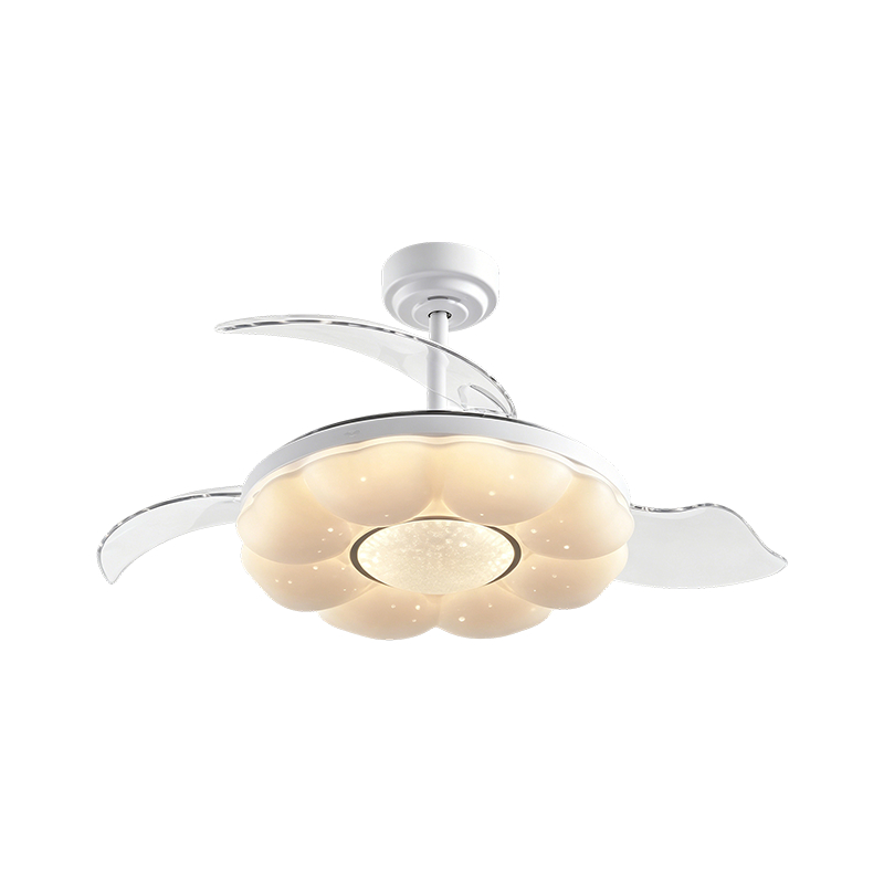 Ventilator de tavan cu LED acrilic Starry Sky Ventilator de tavan cu LED acrilic Starry Sky