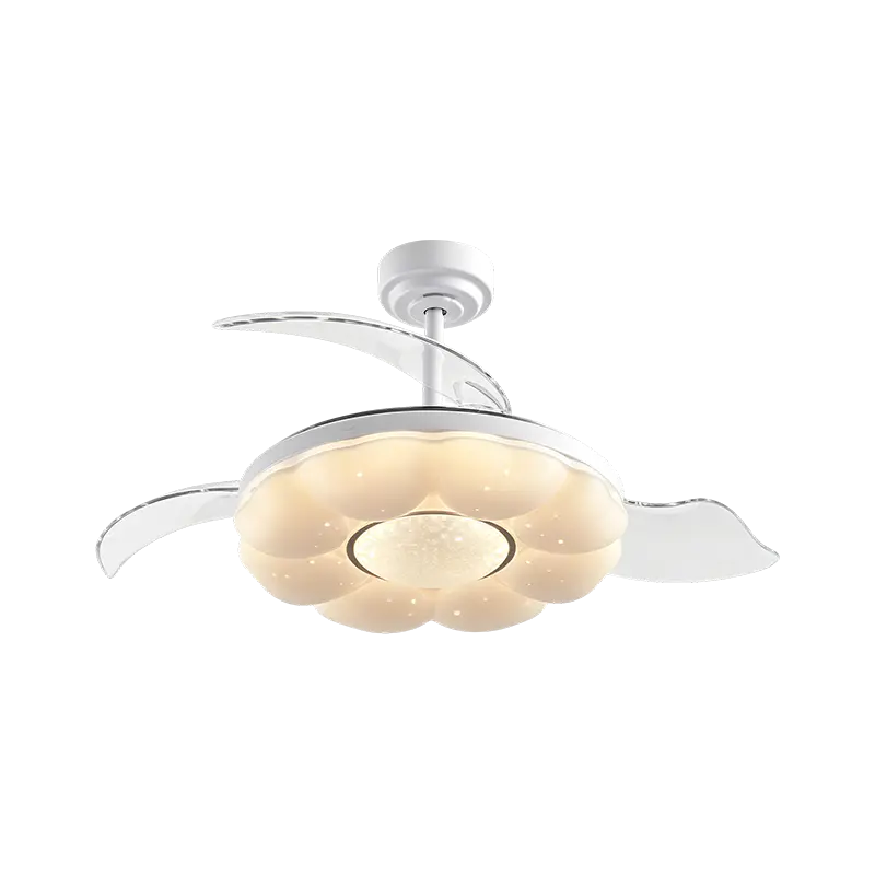 Ventilator de tavan cu LED acrilic Starry Sky Ventilator de tavan cu LED acrilic Starry Sky