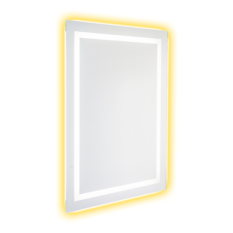 Cadru de aluminiu LED Smart Dimming Dezaburire Oglinda de baie iluminata din spate Cadru de aluminiu LED Smart Dimming Dezaburire Oglinda de baie iluminata din spate