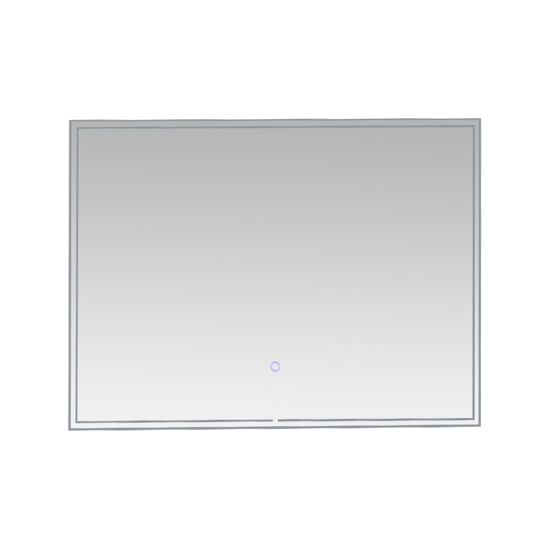 Cadru de aluminiu LED Smart Dimming Dezaburire Oglinda de baie iluminata din spate Cadru de aluminiu LED Smart Dimming Dezaburire Oglinda de baie iluminata din spate