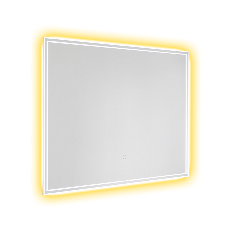 Cadru de aluminiu LED Smart Dimming Dezaburire Oglinda de baie iluminata din spate Cadru de aluminiu LED Smart Dimming Dezaburire Oglinda de baie iluminata din spate