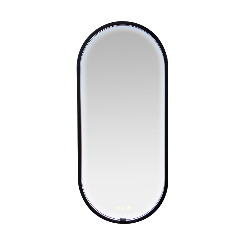 Oglindă pentru baie cu iluminare mată, cu LED Smart Dimming Oglindă pentru baie cu iluminare mată, cu LED Smart Dimming
