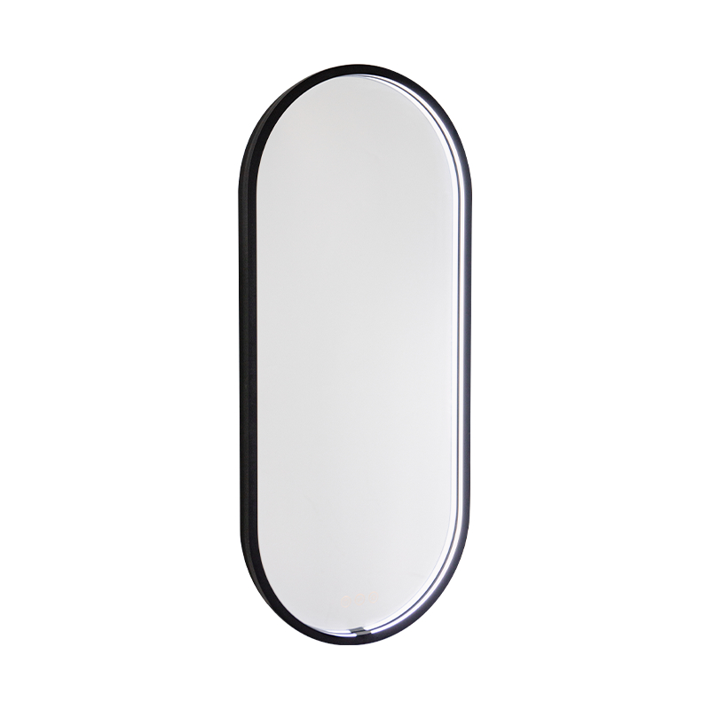 Oglindă pentru baie cu iluminare mată, cu LED Smart Dimming Oglindă pentru baie cu iluminare mată, cu LED Smart Dimming