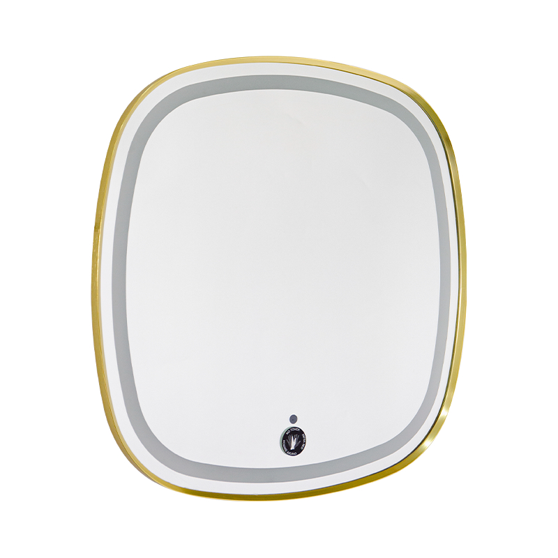 Cadru de aluminiu LED Smart Dimming Dezaburire Oglinda de baie iluminata din spate Cadru de aluminiu LED Smart Dimming Dezaburire Oglinda de baie iluminata din spate