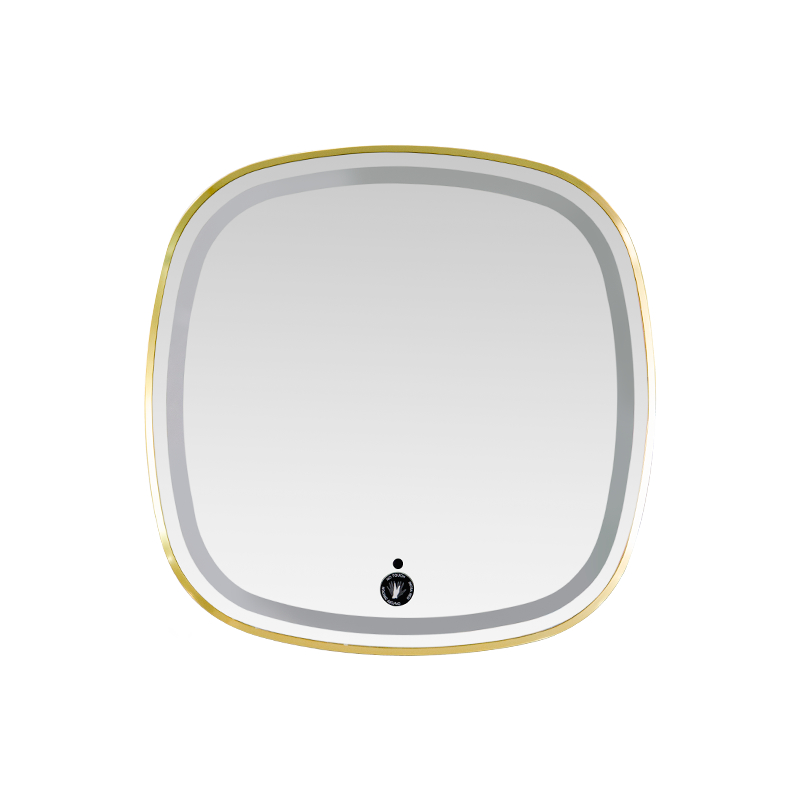 Cadru de aluminiu LED Smart Dimming Dezaburire Oglinda de baie iluminata din spate Cadru de aluminiu LED Smart Dimming Dezaburire Oglinda de baie iluminata din spate